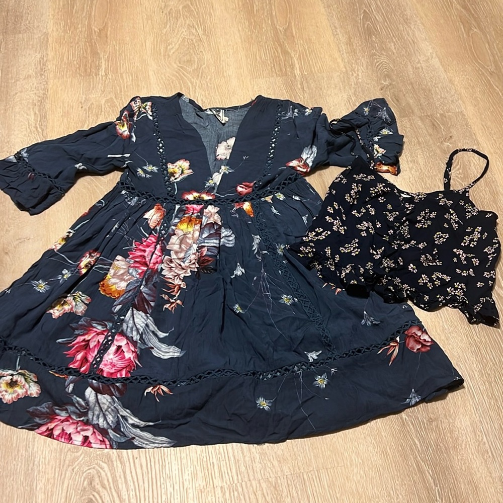 Floral top and dress